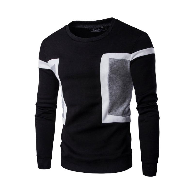 Round Neck Sweatshirt with Fleece - AmiraMart