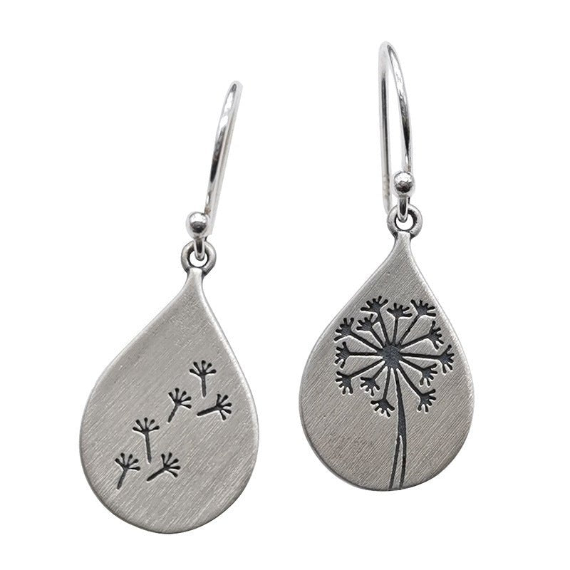 Retro Women's Literary Simple Earrings - AmiraMart