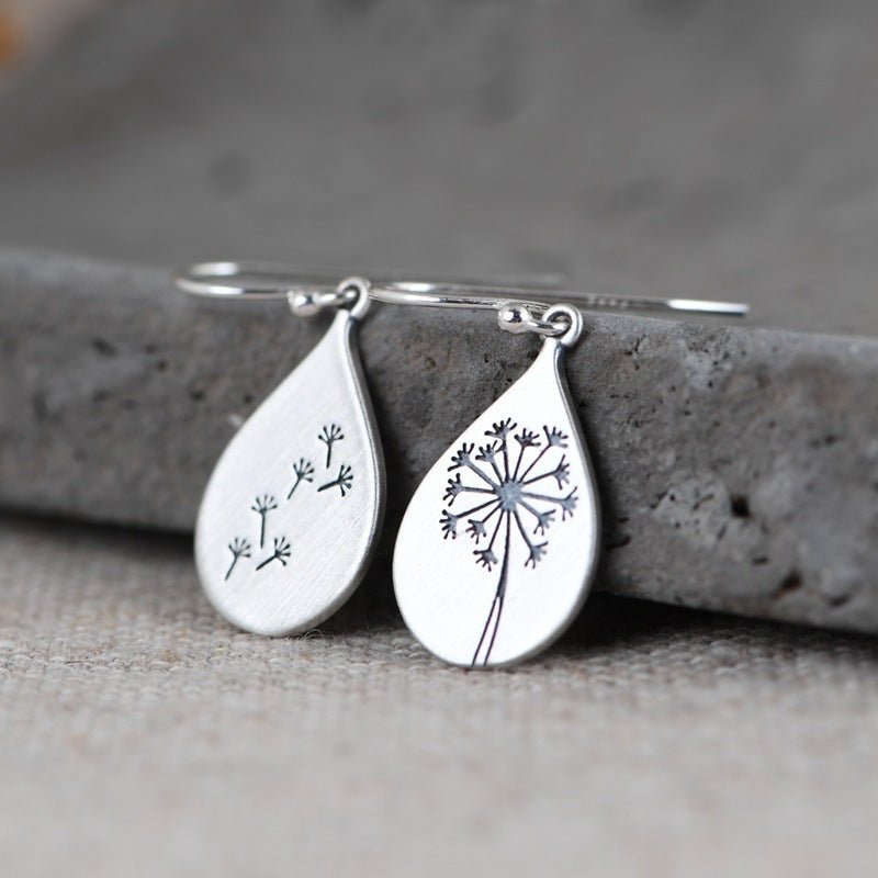 Retro Women's Literary Simple Earrings - AmiraMart