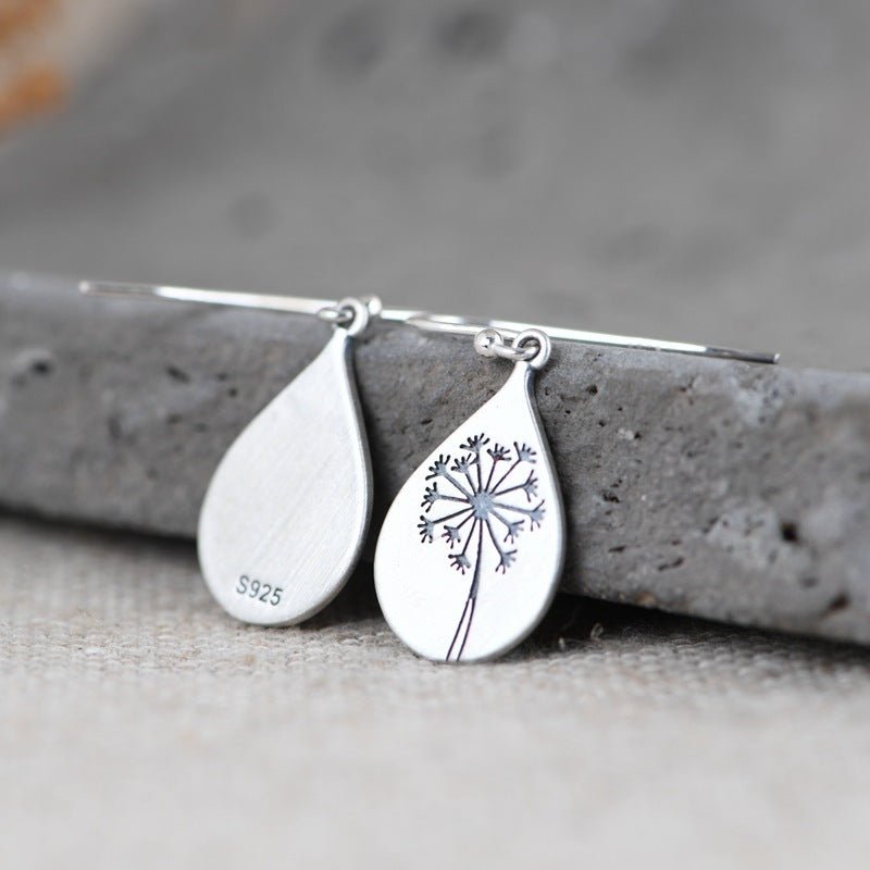Retro Women's Literary Simple Earrings - AmiraMart