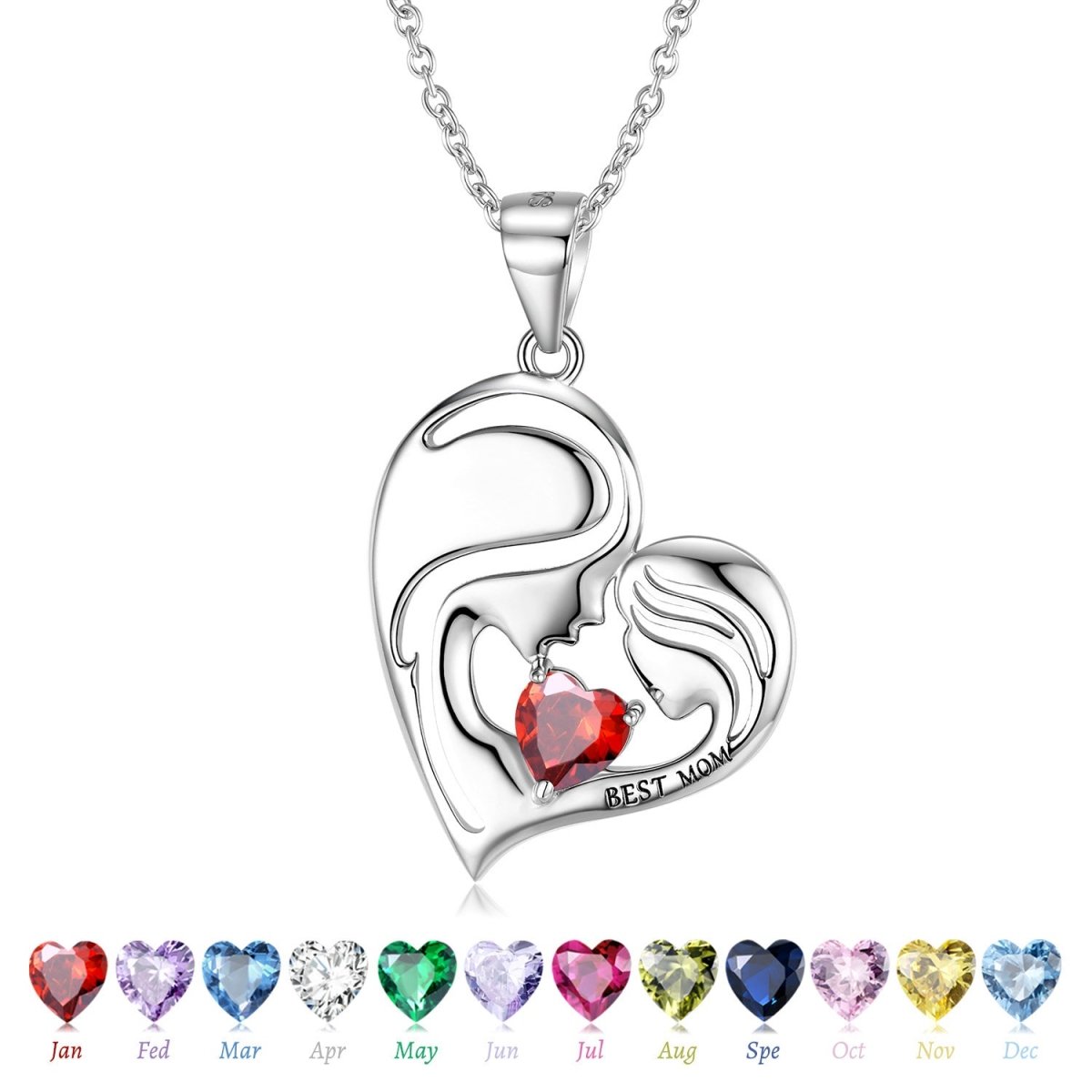 S925 Sterling Silver "Best Mom" Necklace - AmiraMart