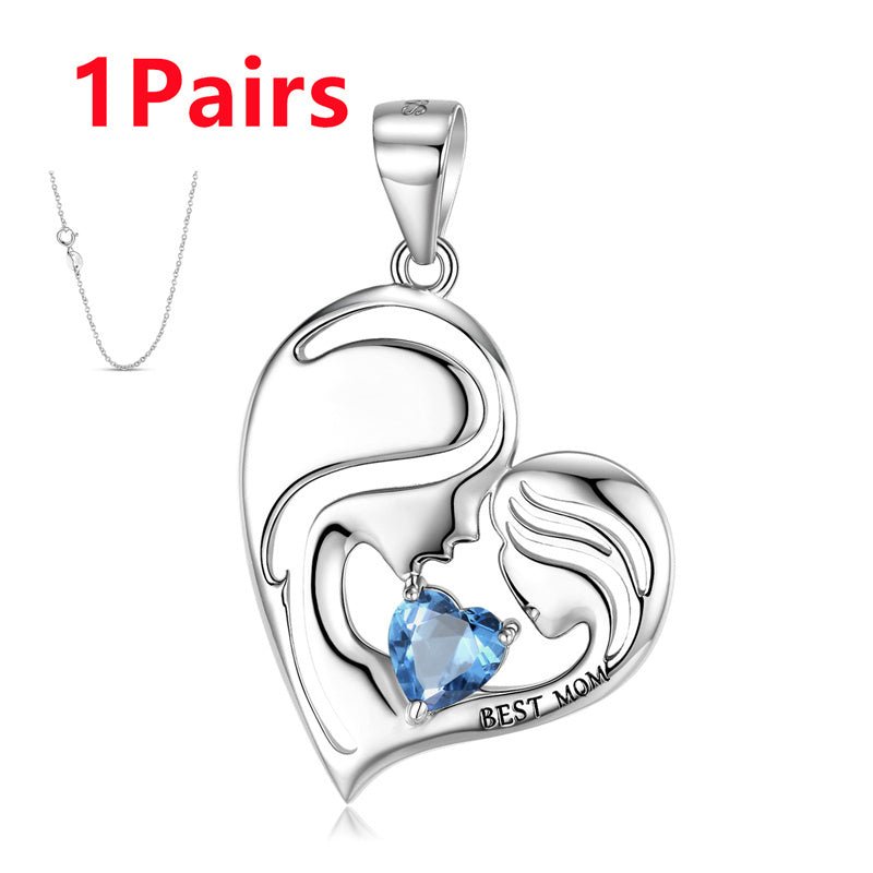 S925 Sterling Silver "Best Mom" Necklace - AmiraMart