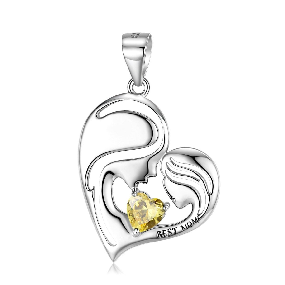 S925 Sterling Silver "Best Mom" Necklace - AmiraMart