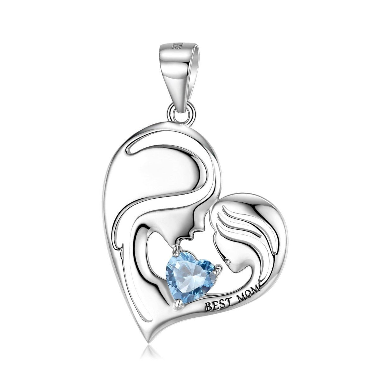 S925 Sterling Silver "Best Mom" Necklace - AmiraMart