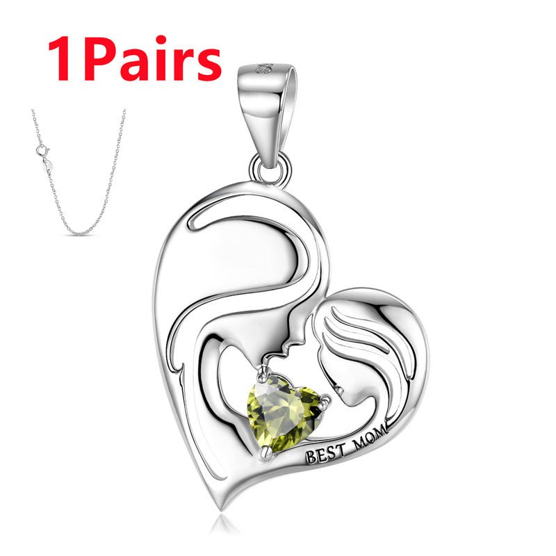 S925 Sterling Silver "Best Mom" Necklace - AmiraMart