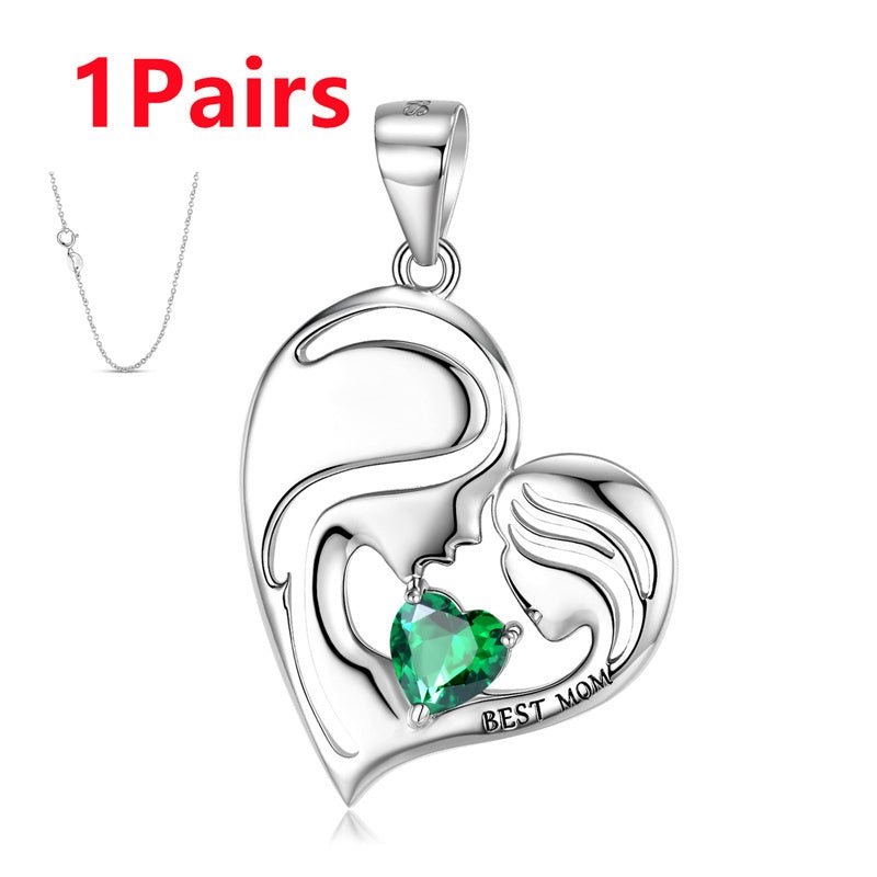 S925 Sterling Silver "Best Mom" Necklace - AmiraMart
