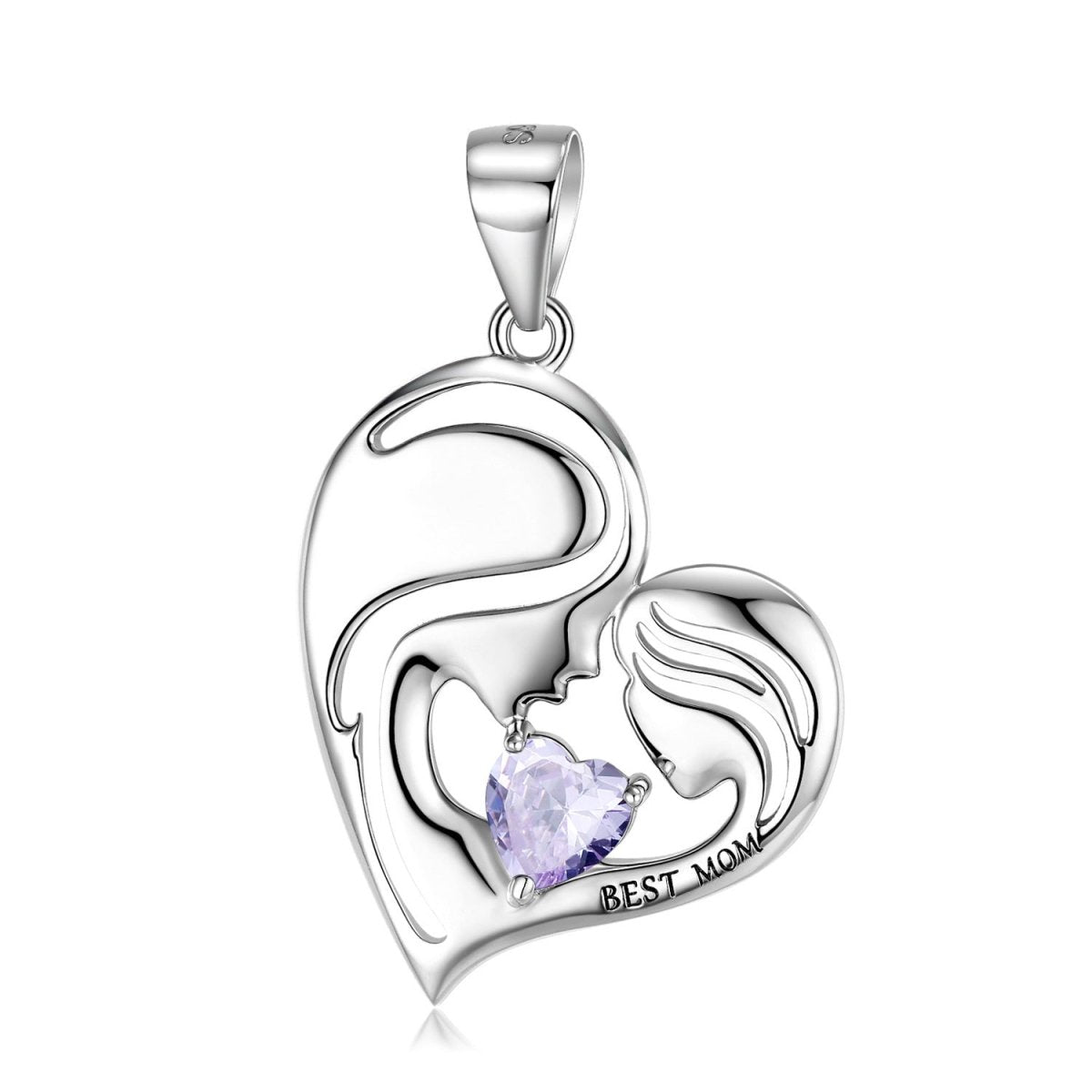 S925 Sterling Silver "Best Mom" Necklace - AmiraMart