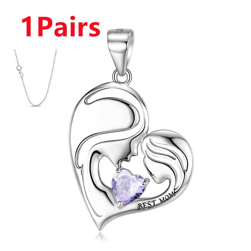 S925 Sterling Silver "Best Mom" Necklace - AmiraMart