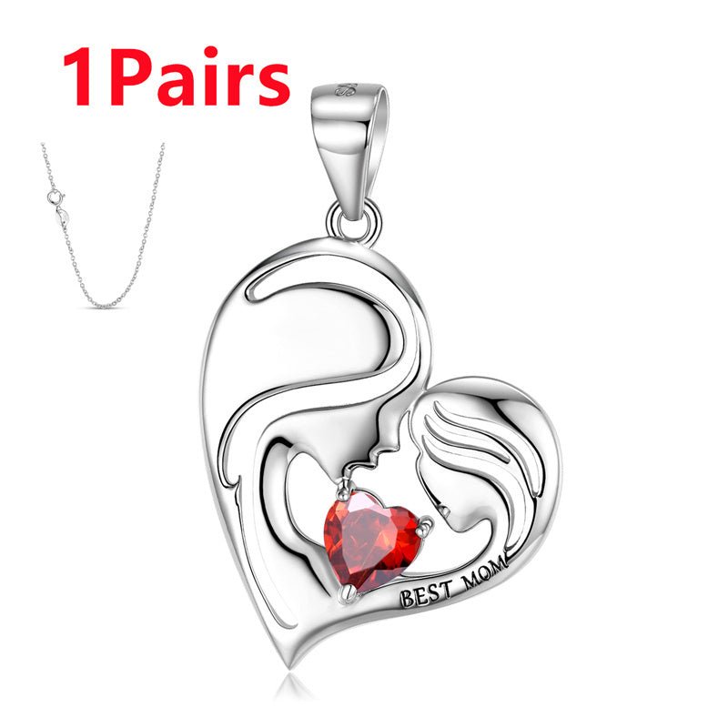 S925 Sterling Silver "Best Mom" Necklace - AmiraMart