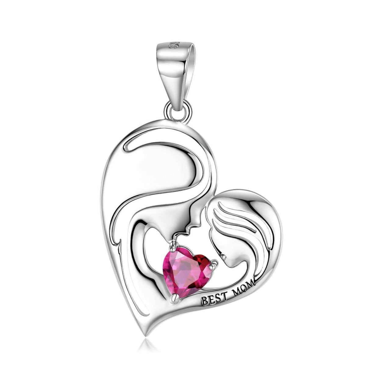S925 Sterling Silver "Best Mom" Necklace - AmiraMart