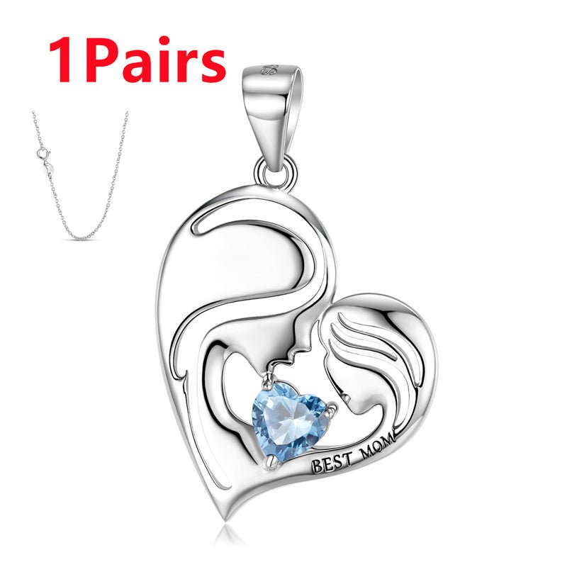 S925 Sterling Silver "Best Mom" Necklace - AmiraMart
