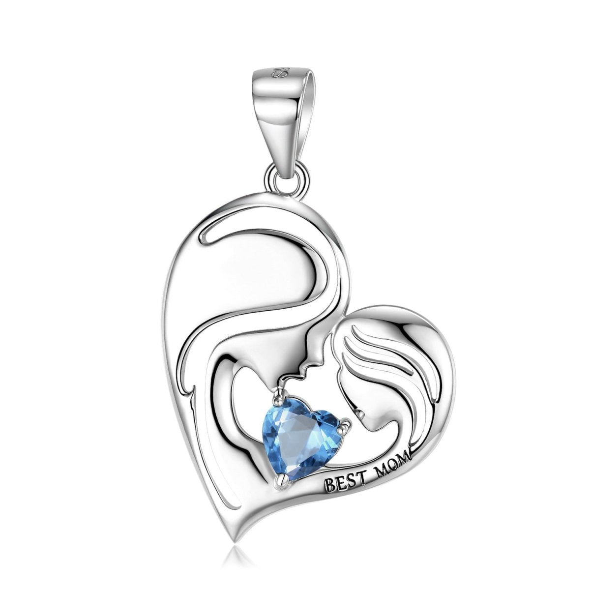 S925 Sterling Silver "Best Mom" Necklace - AmiraMart