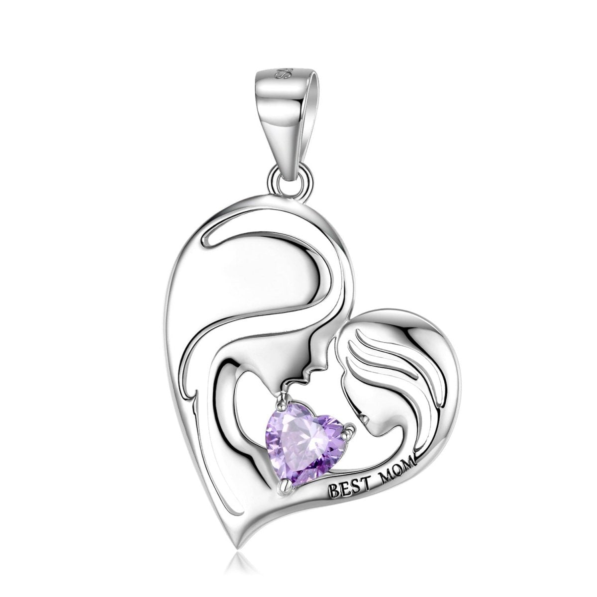 S925 Sterling Silver "Best Mom" Necklace - AmiraMart