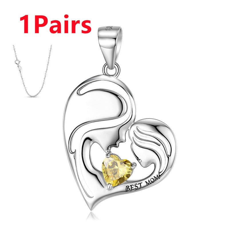 S925 Sterling Silver "Best Mom" Necklace - AmiraMart