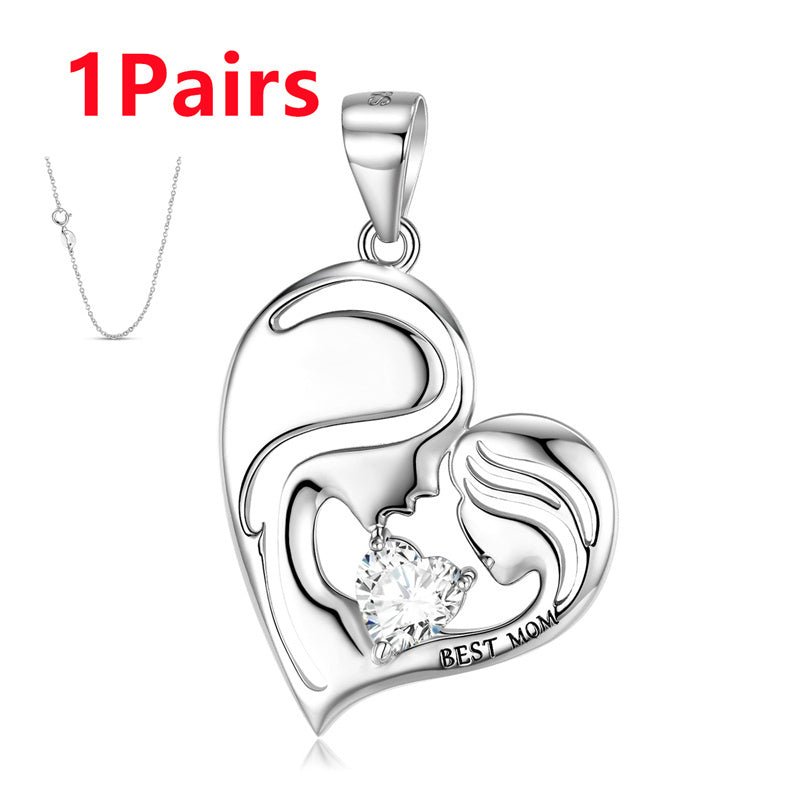 S925 Sterling Silver "Best Mom" Necklace - AmiraMart