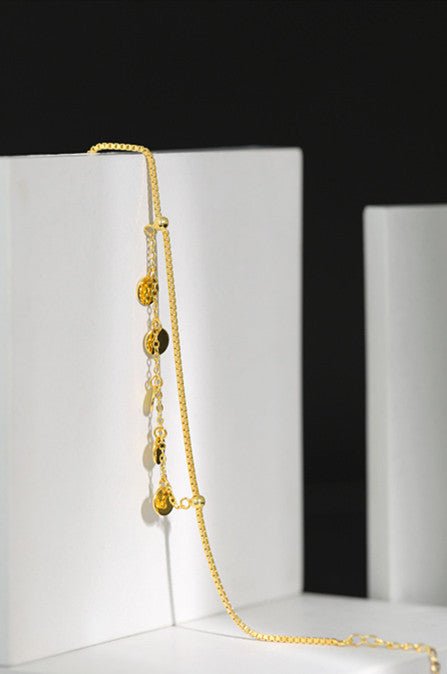 S925 sterling silver bracelet double layer - AmiraMart