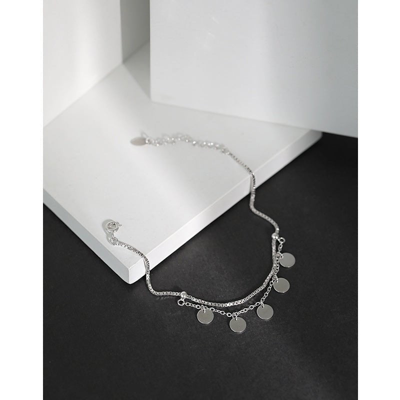 S925 sterling silver bracelet double layer - AmiraMart