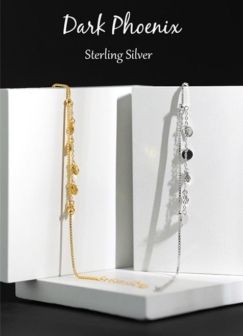 S925 sterling silver bracelet double layer - AmiraMart