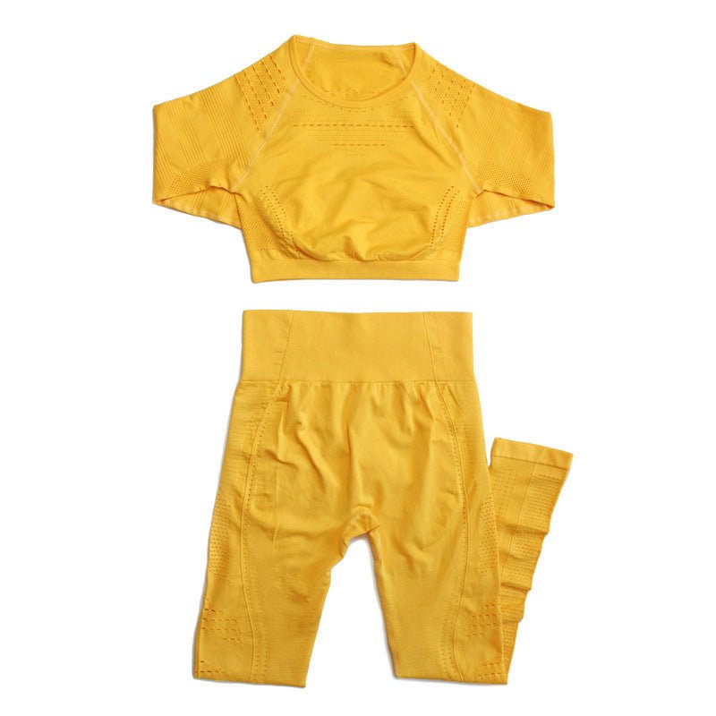 Seamless yoga gym suit - AmiraMart