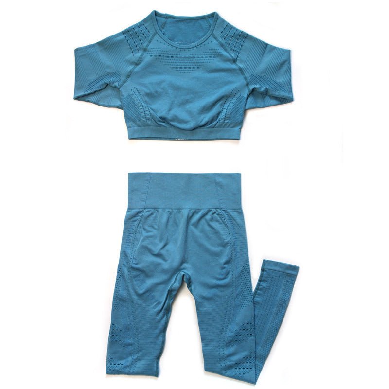 Seamless yoga gym suit - AmiraMart