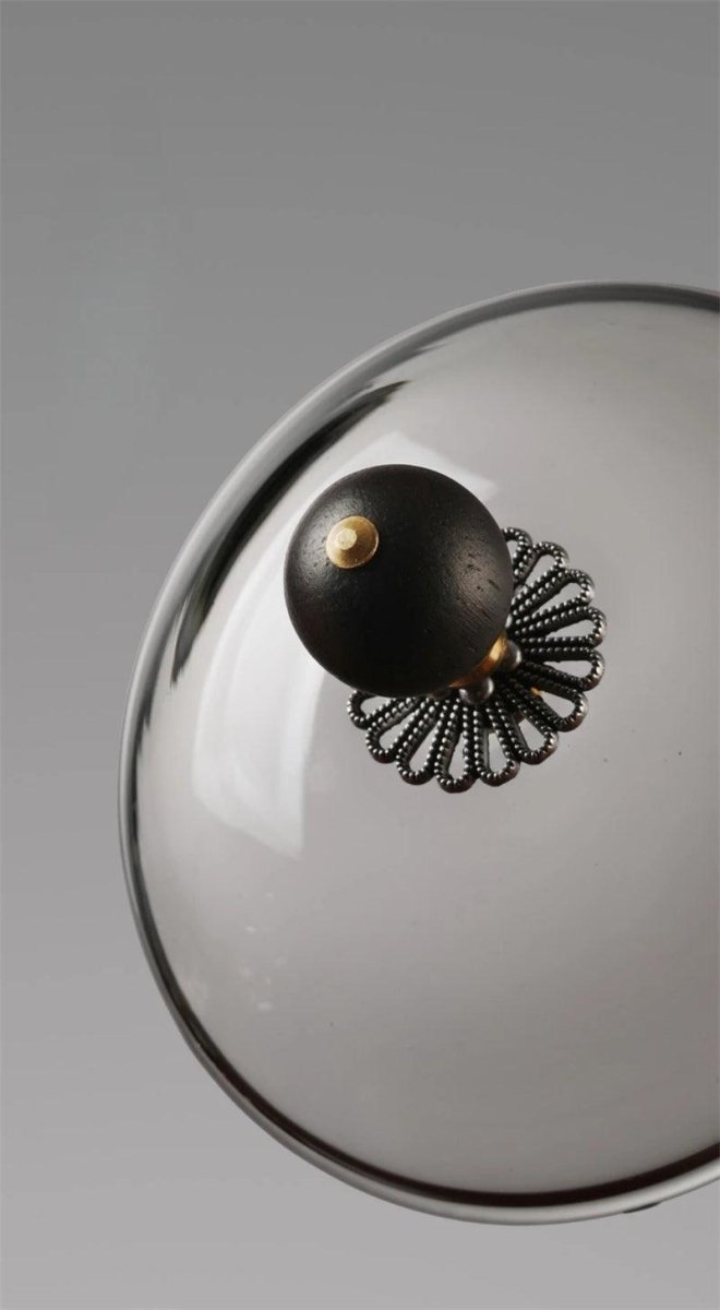 Semi - automatic Rotary Heat - resistant Glass Teapot - AmiraMart