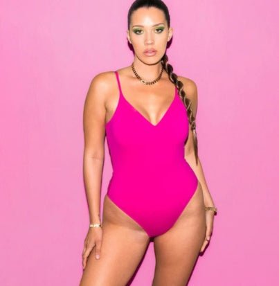 Sexy Backless Bikini – Solid Color One - Piece Swimsuit - AmiraMart