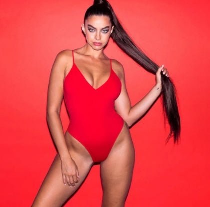 Sexy Backless Bikini – Solid Color One - Piece Swimsuit - AmiraMart