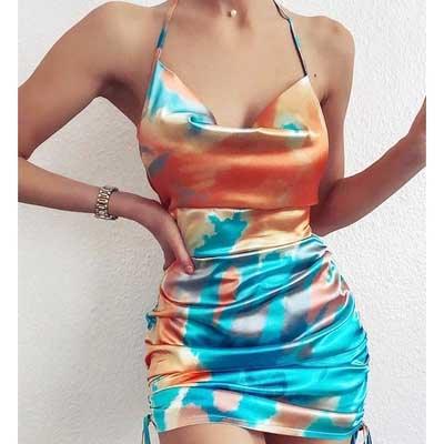 Sexy Backless Suspender Skirt Dresses - AmiraMart