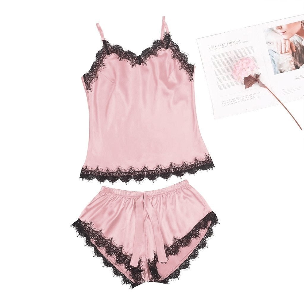 Sexy Pajamas Lace Suit - AmiraMart