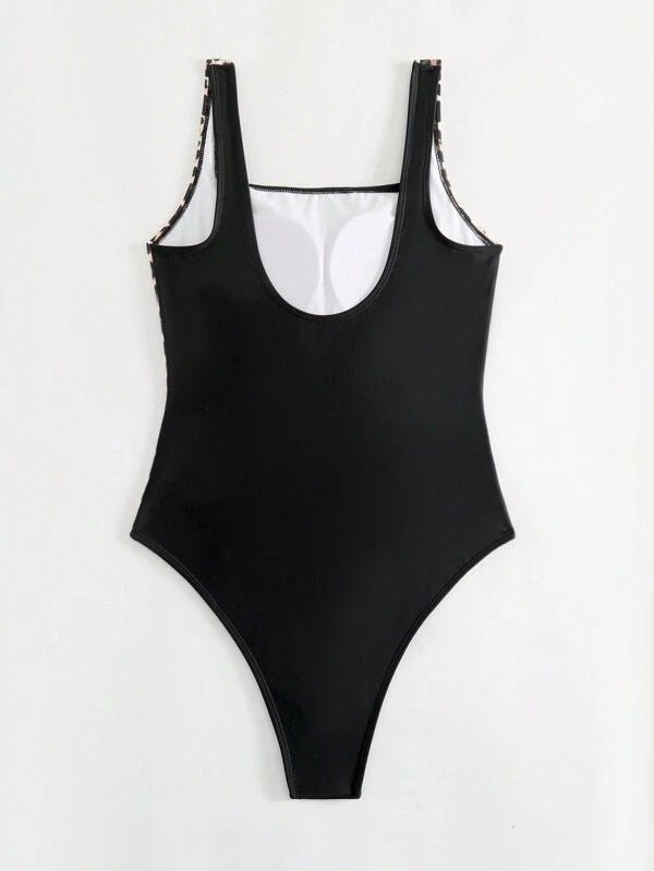 Sexy Leopard Print One - Piece Swimsuit - AmiraMart