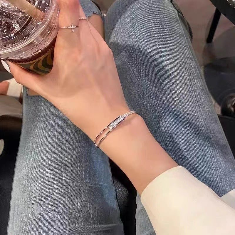 Full Diamond Korean Fashion Bracelet - AmiraMart