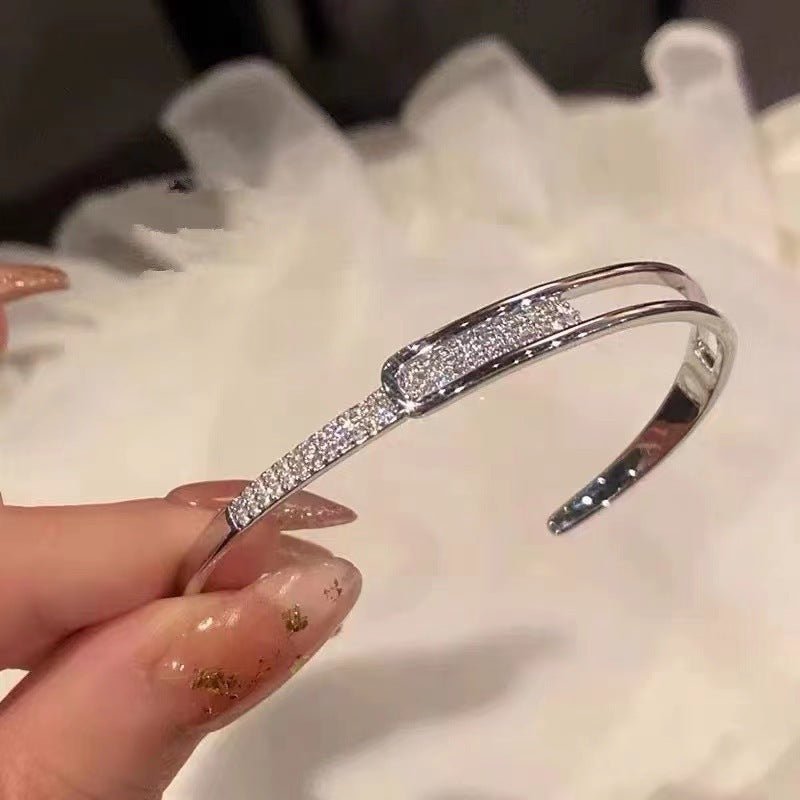 Full Diamond Korean Fashion Bracelet - AmiraMart