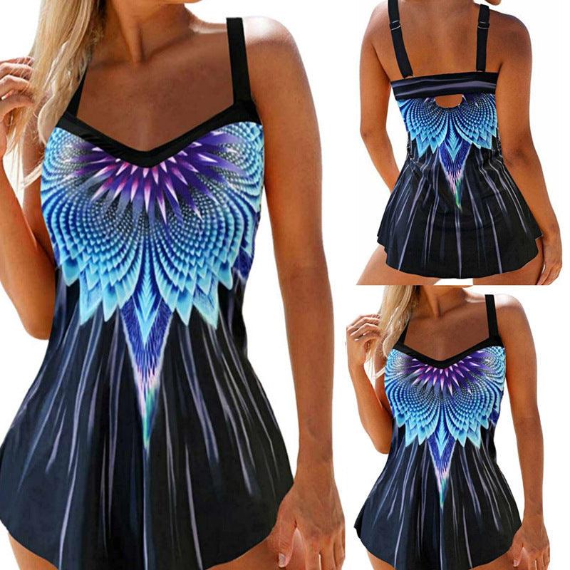 Simple Creativity Women's Polyester Swimsuit - AmiraMart