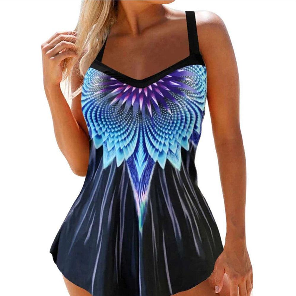 Simple Creativity Women's Polyester Swimsuit - AmiraMart