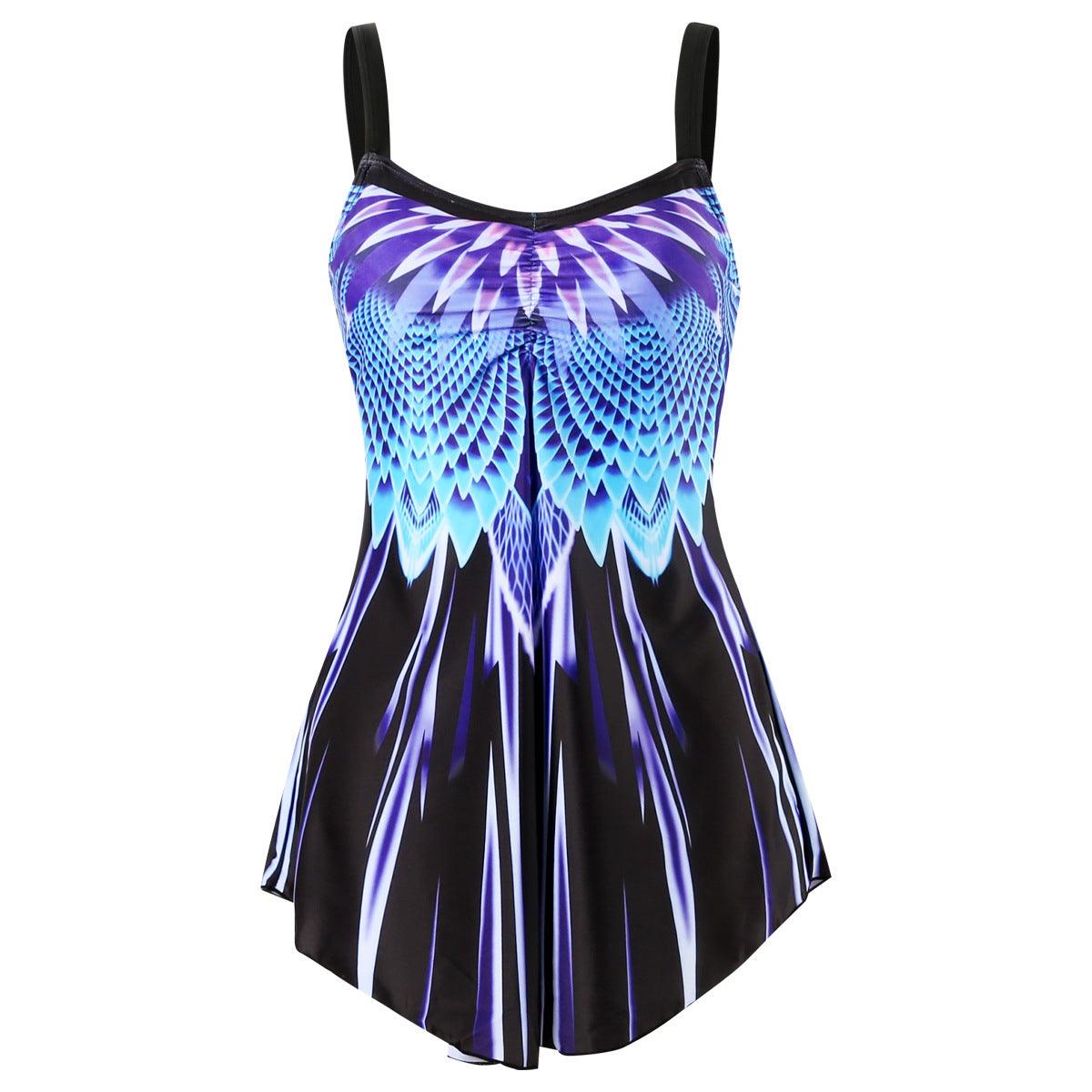 Simple Creativity Women's Polyester Swimsuit - AmiraMart