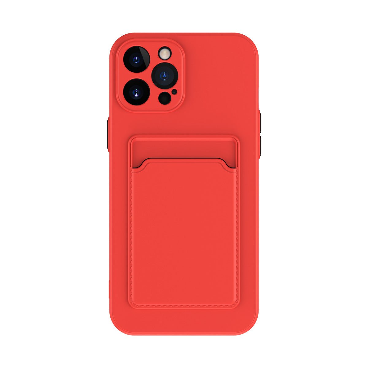 Simple Pure Color Liquid Silicone Phone Case - AmiraMart