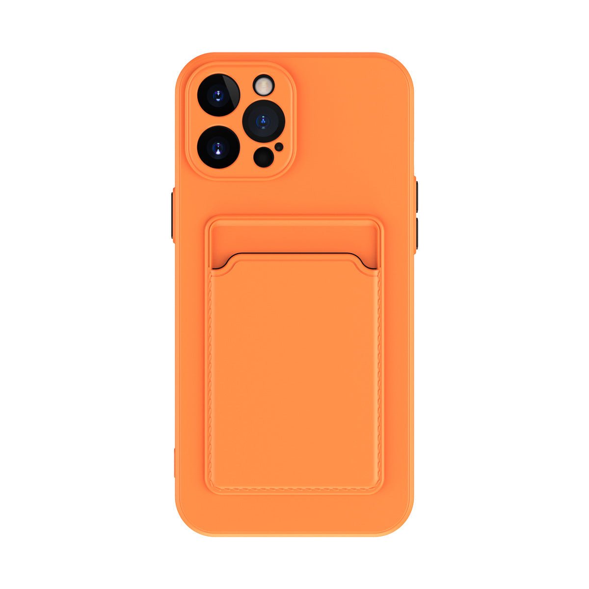 Simple Pure Color Liquid Silicone Phone Case - AmiraMart