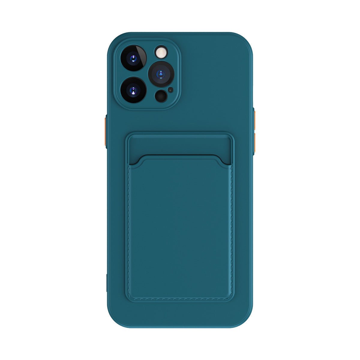 Simple Pure Color Liquid Silicone Phone Case - AmiraMart