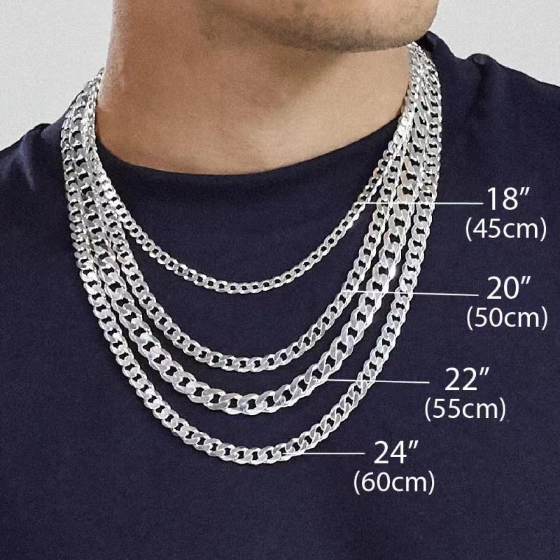Simple Trendy Men's Curb Necklace - AmiraMart