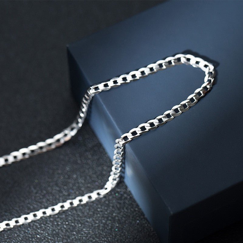 Simple Trendy Men's Curb Necklace - AmiraMart