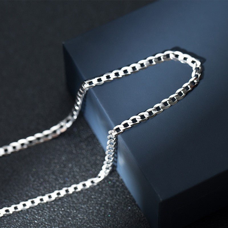 Simple Trendy Men's Curb Necklace - AmiraMart