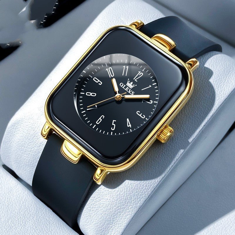 Simple Trendy Silicone Band Quartz Watch For Women - AmiraMart