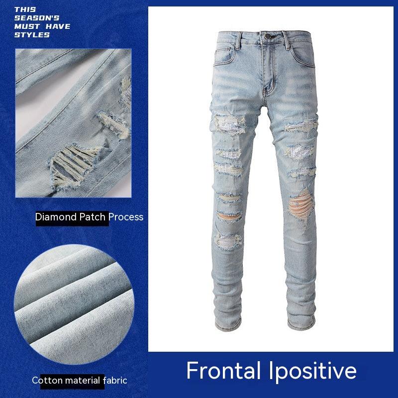Slim Fit All - matching Stretch Feet Pants - AmiraMart