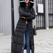 Black Ribbon Fur Collar