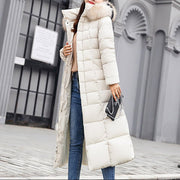 Beige With Fur Collar