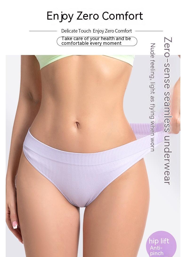 Small Single Women's Underwear High Waist Invisible And Breathable - AmiraMart