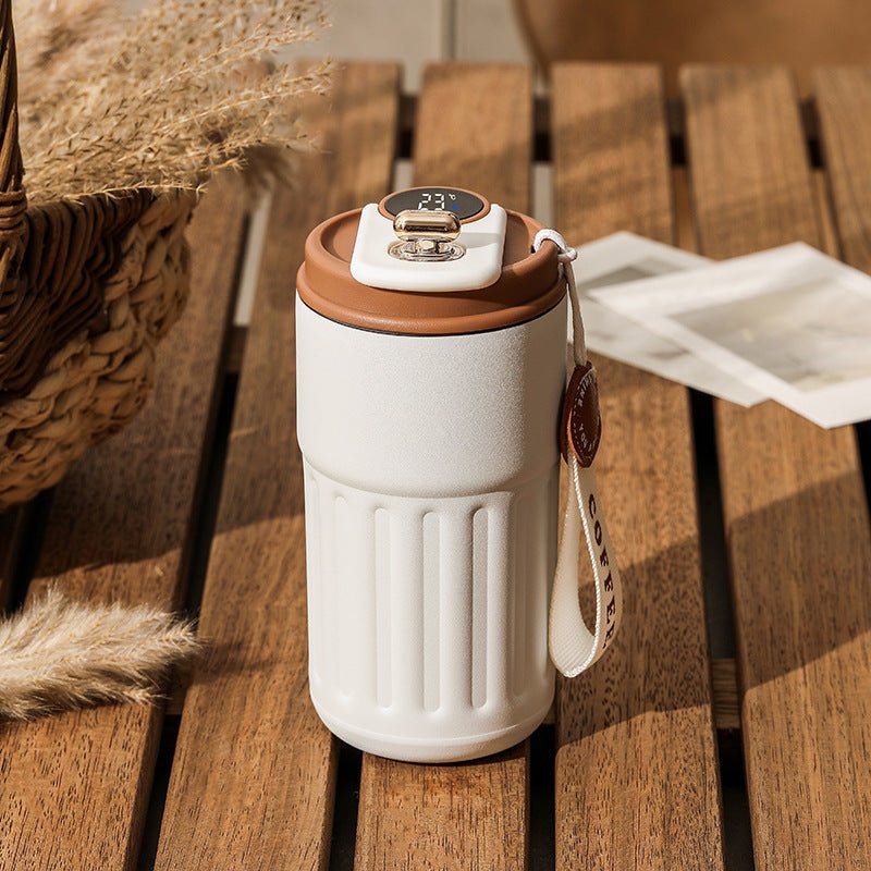 Smart Thermal Bottle – 450ml Stainless Steel Vacuum Cup - AmiraMart