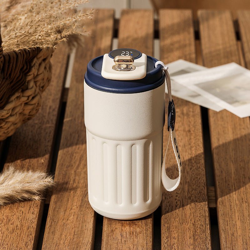 Smart Thermal Bottle – 450ml Stainless Steel Vacuum Cup - AmiraMart