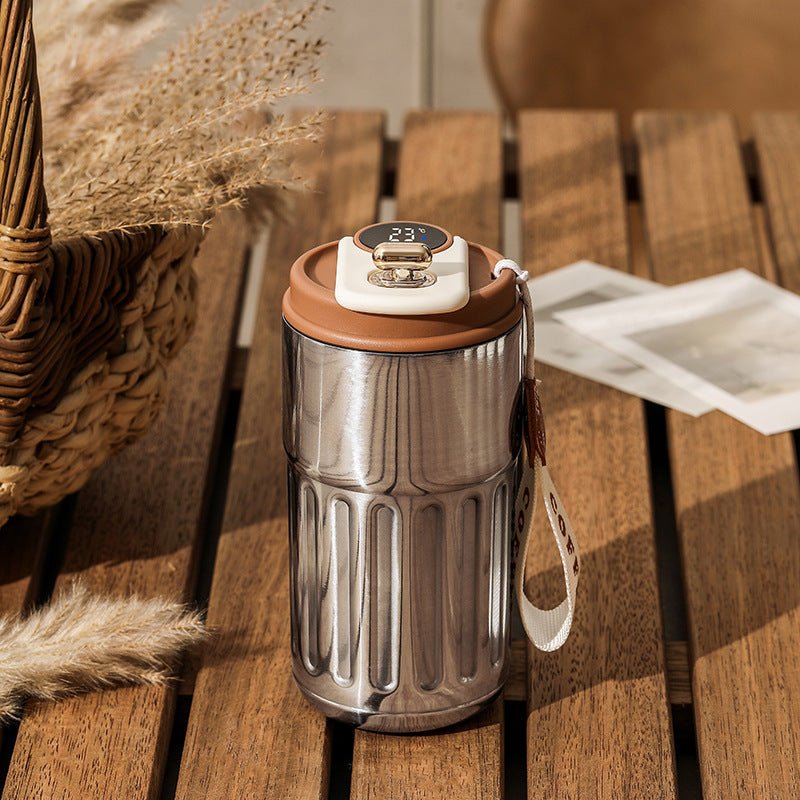 Smart Thermal Bottle – 450ml Stainless Steel Vacuum Cup - AmiraMart