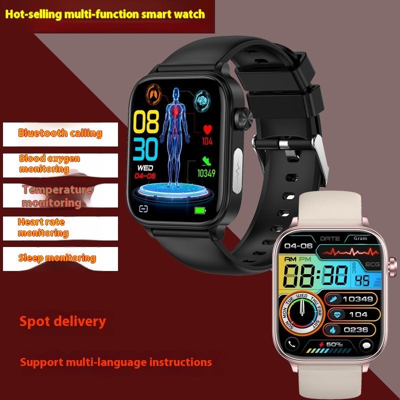 Smart Watch Bluetooth Calling ECG ECG Function - AmiraMart